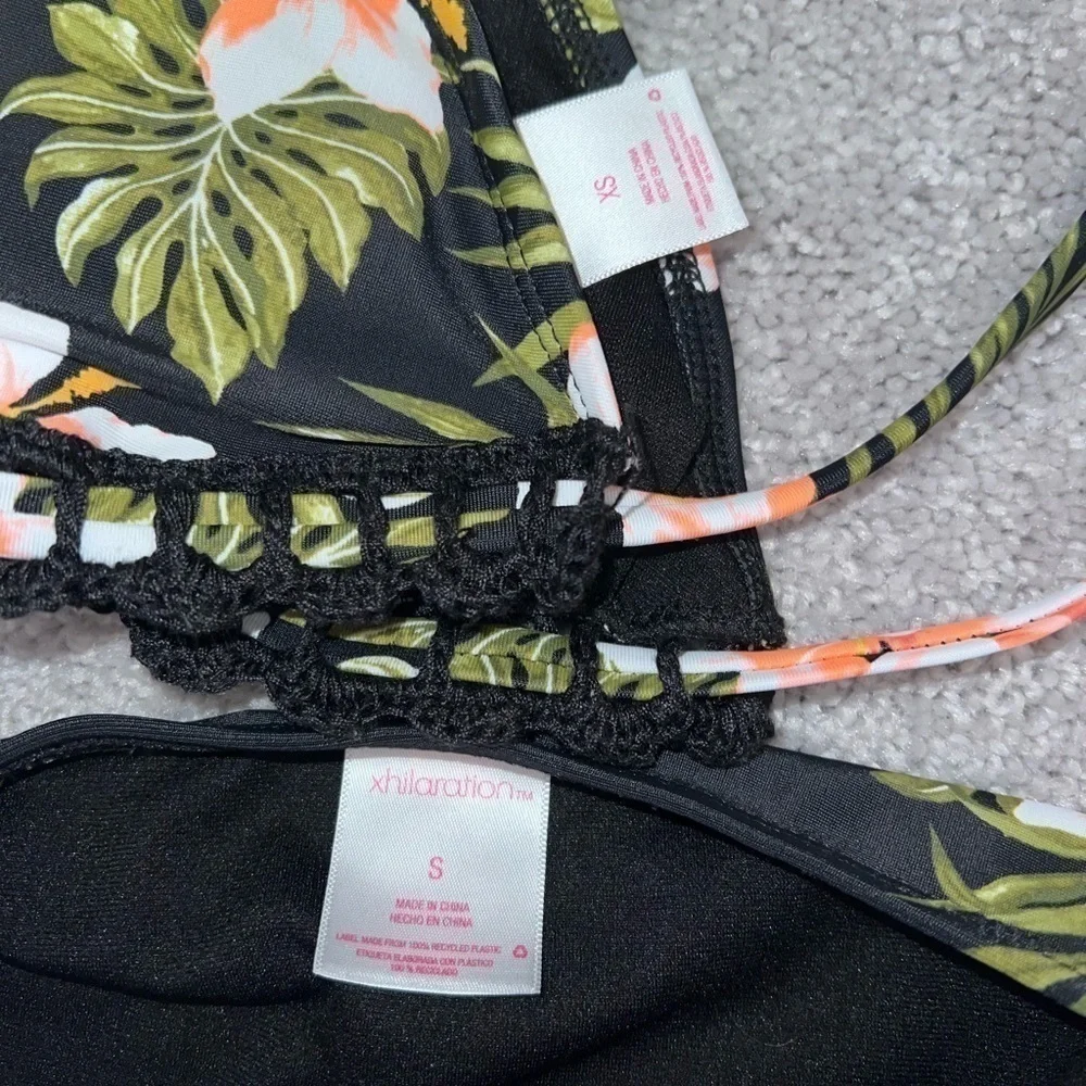 Xhilaration Tropical Print Bikini Set